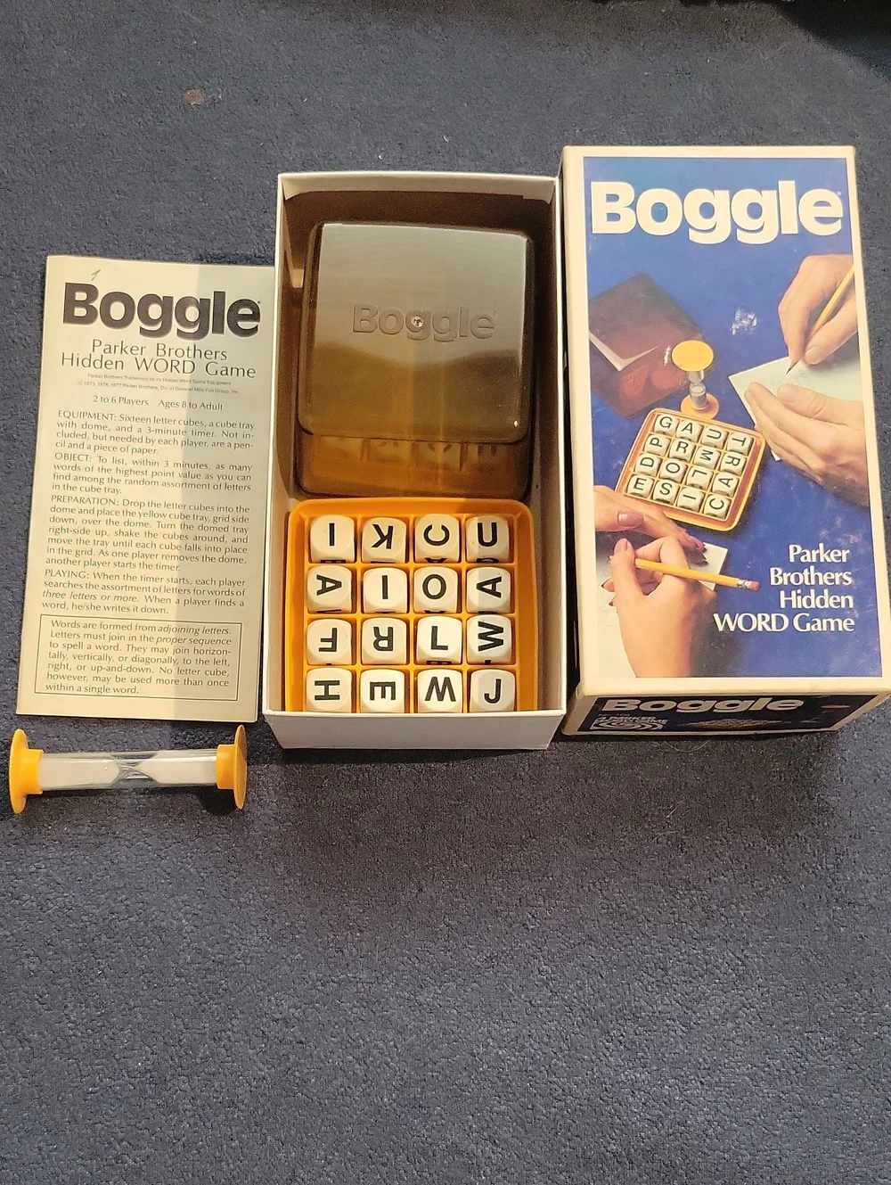 Vintage 1976 Parker Brothers Boggle Game
